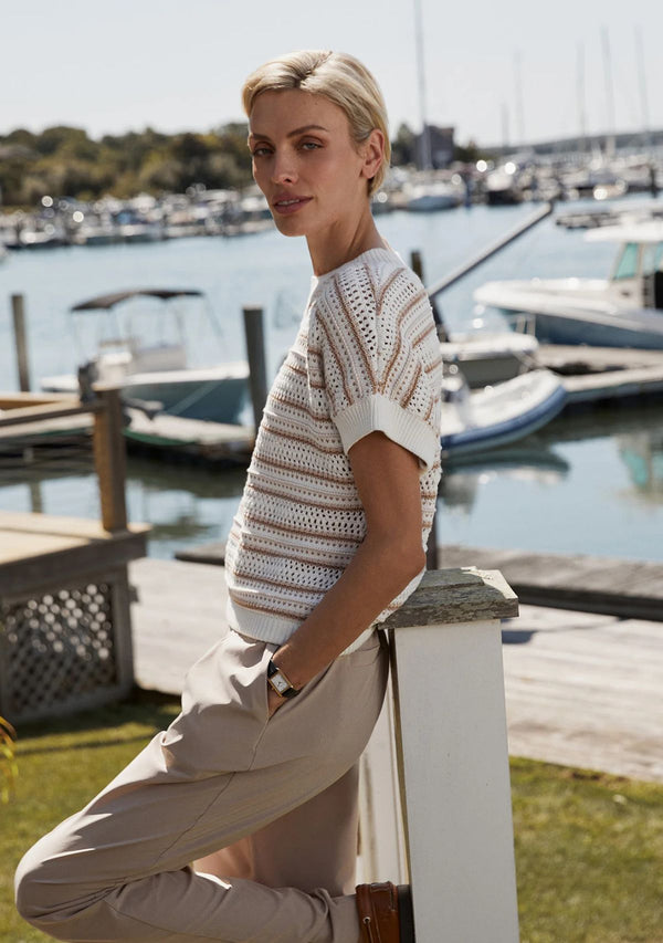 CIARA STRIPE KNIT TOP