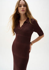 SWEATER KNIT STRAIGHT DRESS