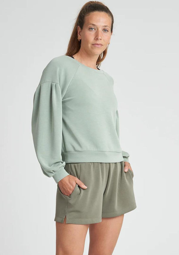 ADDISON PLEATED PULLOVER