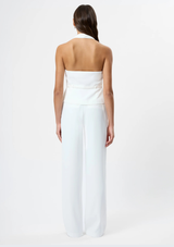 HARRY SUITING BELTED HALTER TOP