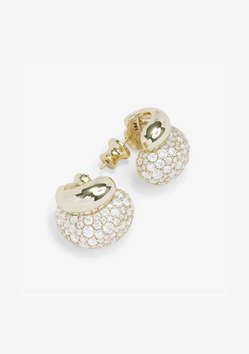 NORAH PAVE DOUBLE HOOP