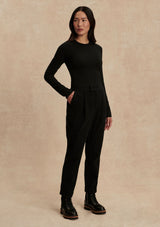 EDNA LONG SLEEVE FITTED TEE