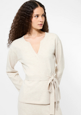 MARLEY KNIT WRAP CARDIGAN