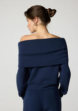 SYBIL OFF THE SHOULDER SWEATAER