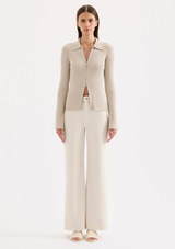 BETINA ZIP FRONT KNIT