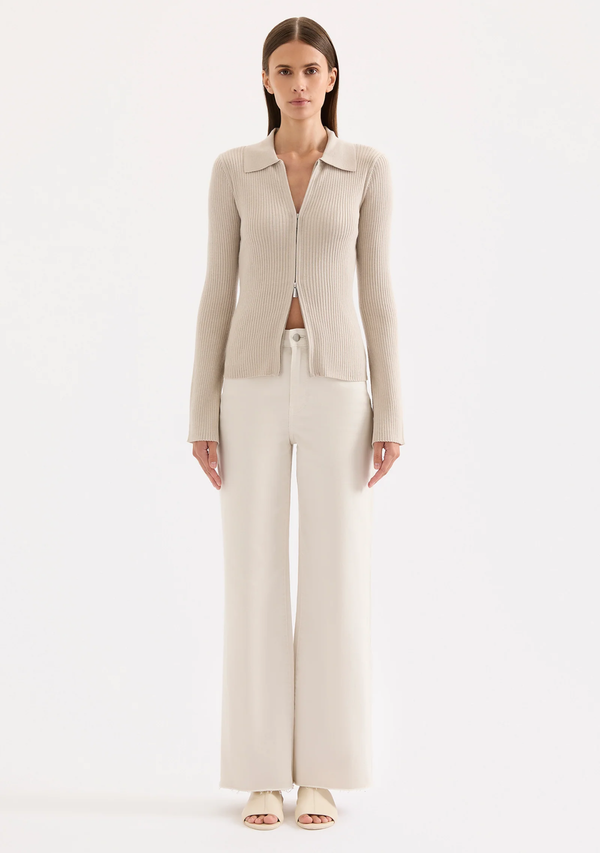 BETINA ZIP FRONT KNIT