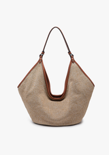 SERAPHINA SLOUCHY WOVEN HOBO BAG