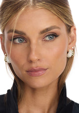 NORAH PAVE DOUBLE HOOP