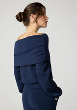 SYBIL OFF THE SHOULDER SWEATAER
