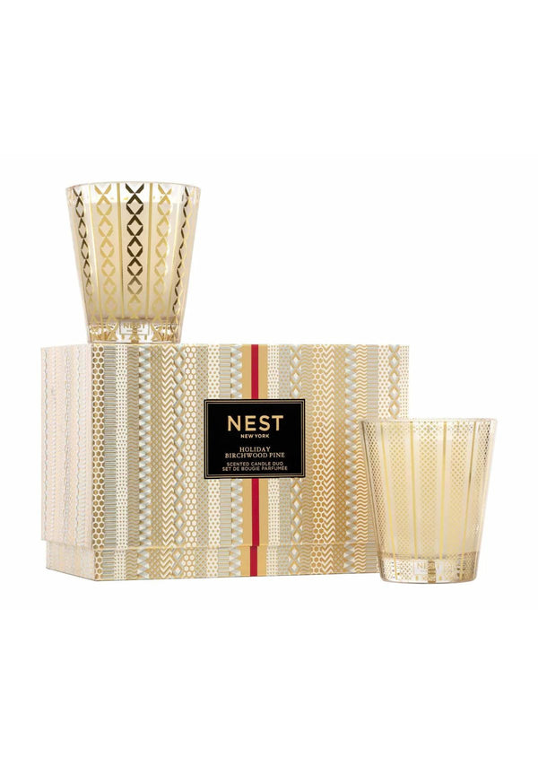 HOLIDAY & BIRCHWOOD PINE CLASSIC CANDLE SET