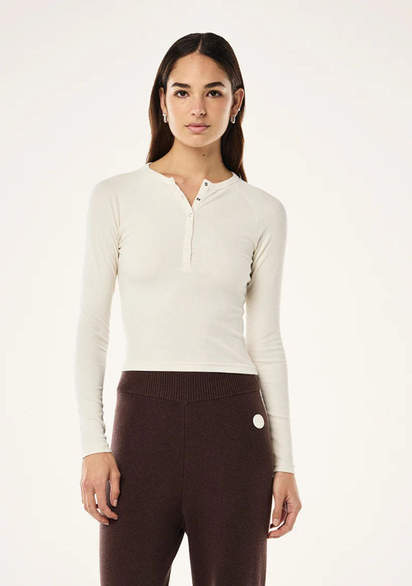 PRIVE RIB LONG SLEEVE TEE