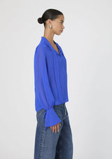 EDEN GEORGETTE TIE NECK BLOUSE