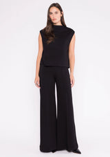 SCUBA COWL NECK TOP