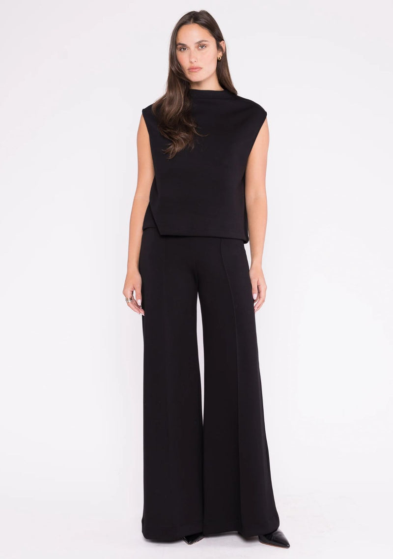 SCUBA COWL NECK TOP