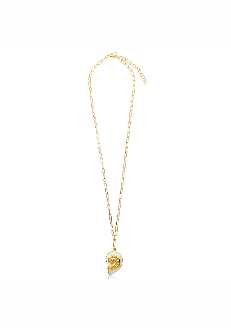 CELENIA SHELL PENDANT NECKLACE