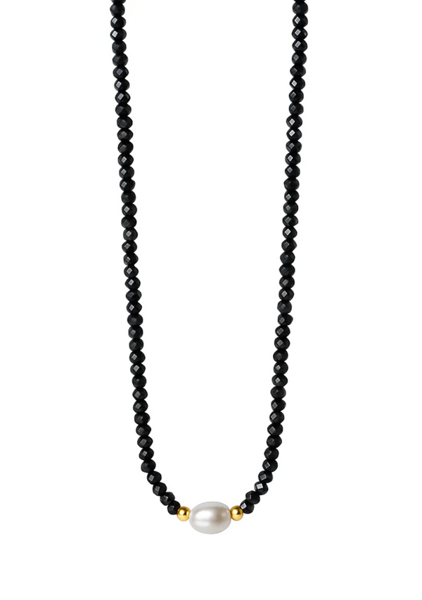 ABIGAIL BEADED PEARL NECKLACE