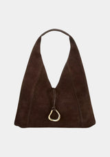 MALIN SUEDE HOBO SHOULDER BAG