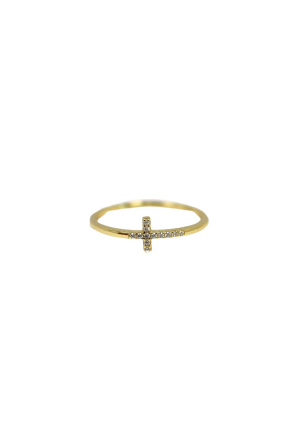 MARIGOLD CROSS RING