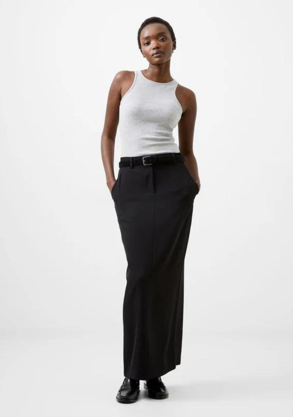 HARRIE SUITING MIDI SKIRT