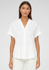 POPLIN COLLAR PULLOVER