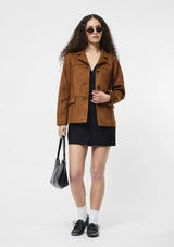 LANLEY FAUX SUEDE JACKET