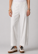 PONTE KNIT BARREL PANT