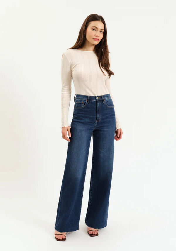 FAR OUT SEAM WIDE LEG IN WATERFALL