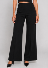 PONTE KNIT STANDARD WIDE LEG PANT