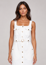 RYLEE DENIM MINI DRESS