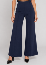 PONTE KNIT STANDARD WIDE LEG PANT
