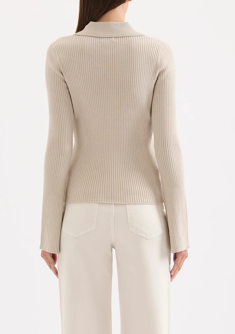 BETINA ZIP FRONT KNIT