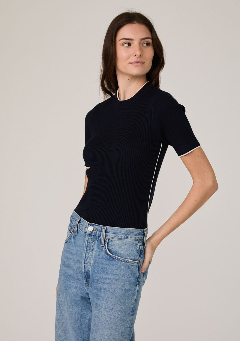 MOZZA SHORT SLEEVE SWEATER