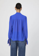 EDEN GEORGETTE TIE NECK BLOUSE