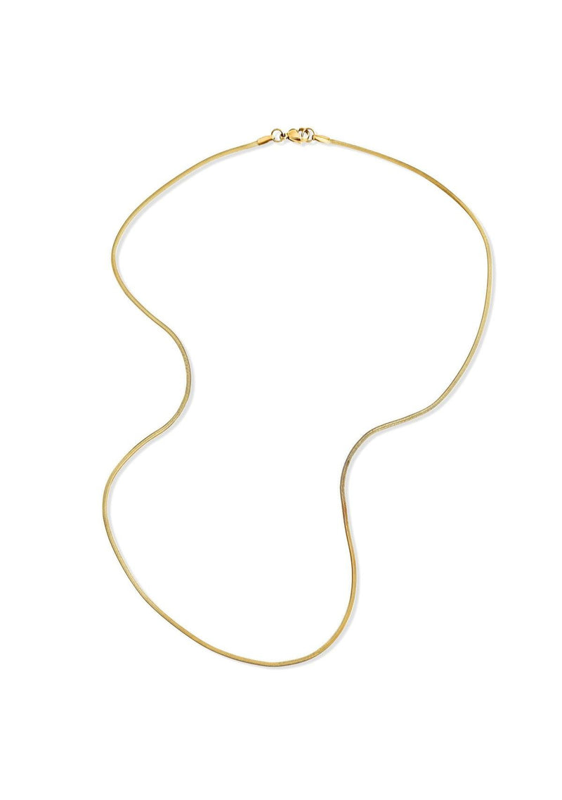 DESI HERRINGBONE CHAIN NECKLACE