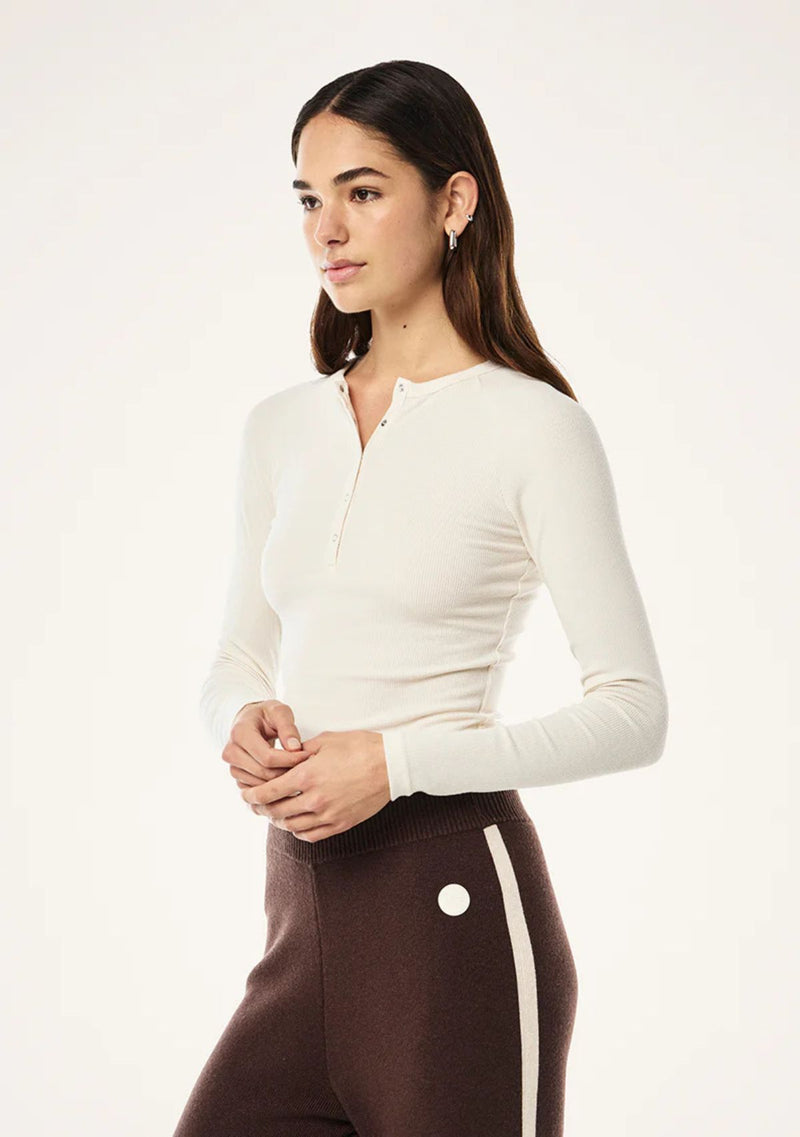 PRIVE RIB LONG SLEEVE TEE