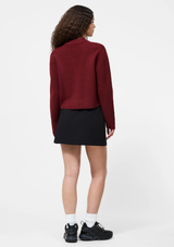 ELLIE KNIT COLLARED CARDIGAN