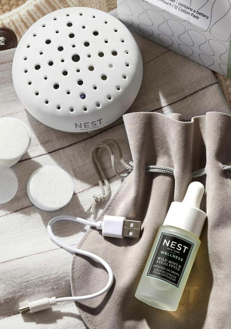 PORTABLE DIFFUSER FRAGRANCE COTTON PADS