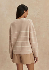 MERYL STRIPE KNIT SWEATER