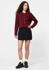 ELLIE KNIT COLLARED CARDIGAN