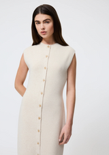 MARLEY KNIT BUTTON DOWN MIDI DRESS