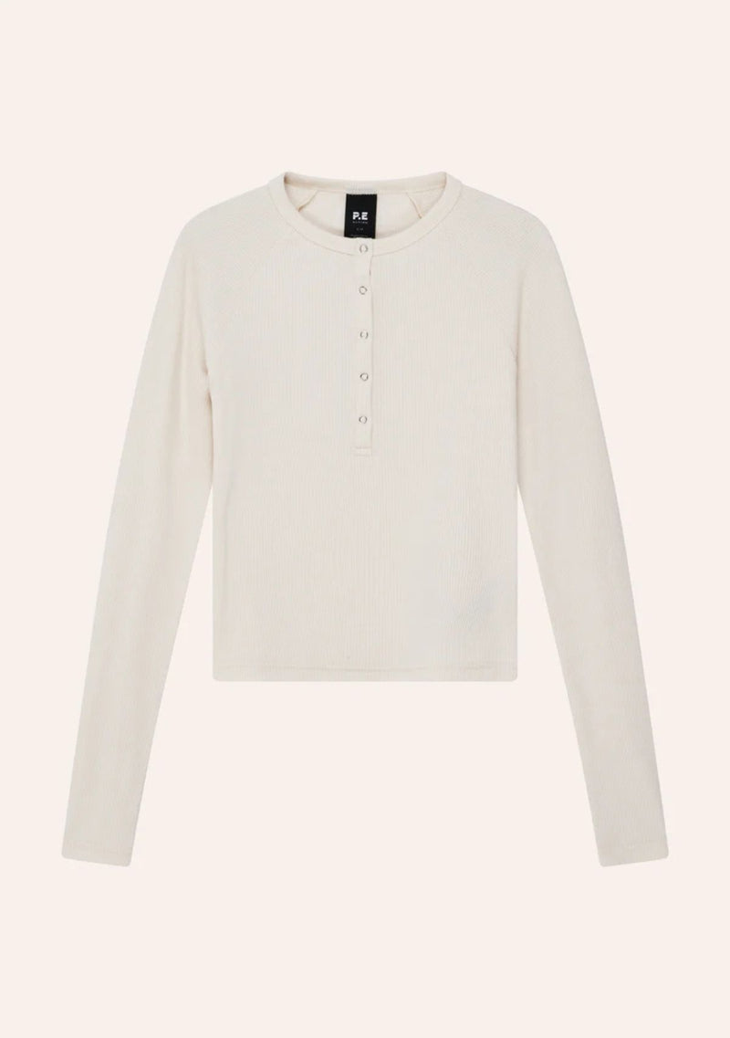 PRIVE RIB LONG SLEEVE TEE
