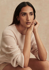 MERYL STRIPE KNIT SWEATER