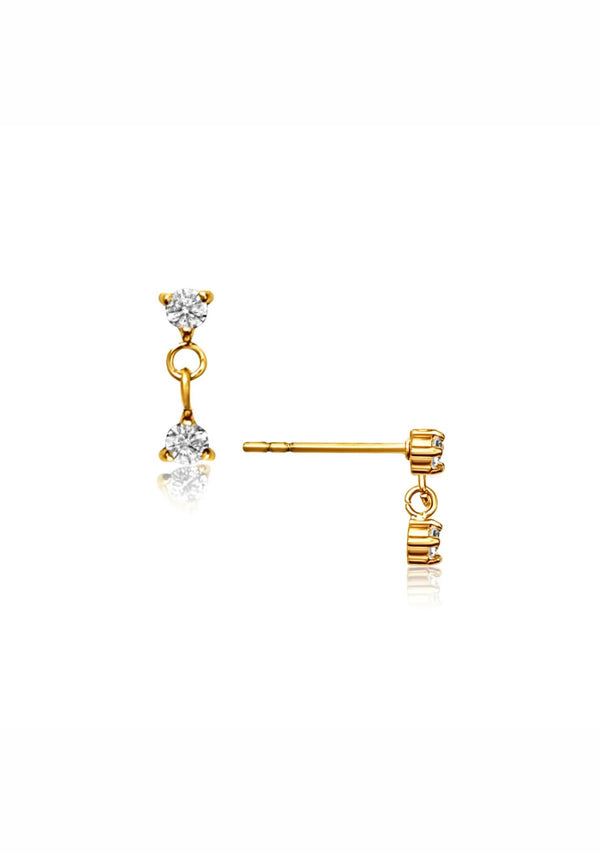EVANORA DOUBLE DROP EARRING