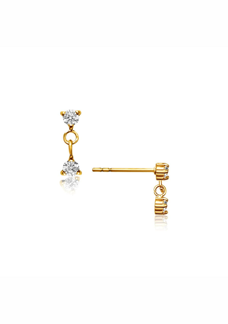 EVANORA DOUBLE DROP EARRING