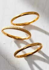 MICAH TRIPLE BAND RING SET