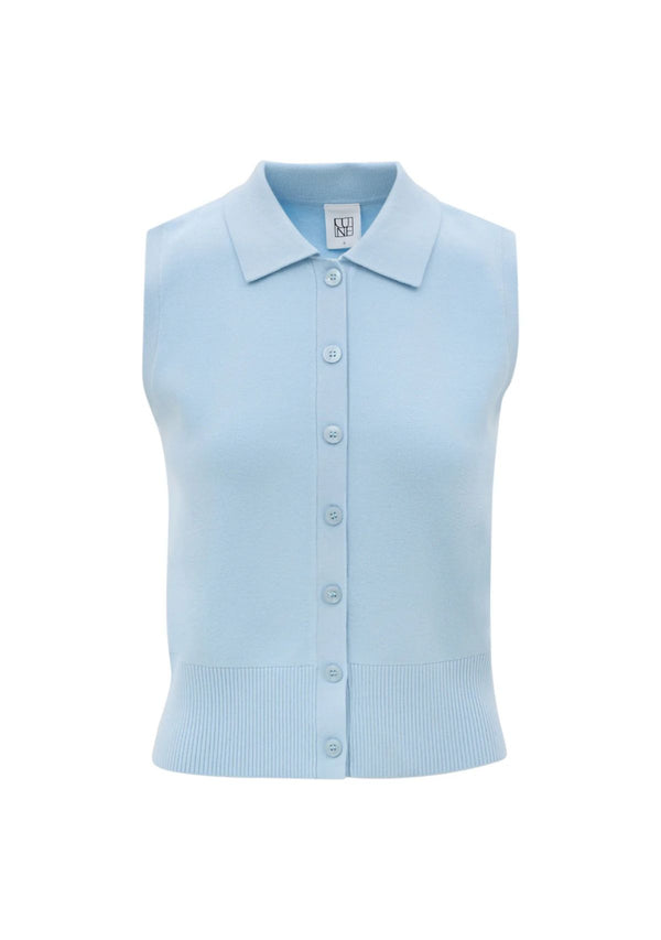 OLLY SLEEVELESS CARDIGAN
