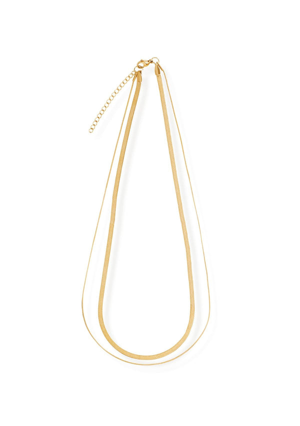 CASSIA DOUBLE CHAIN NECKLACE