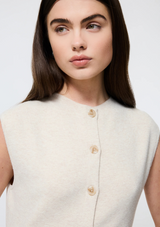 MARLEY KNIT BUTTON DOWN MIDI DRESS