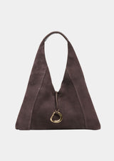 MALIN SUEDE HOBO SHOULDER BAG