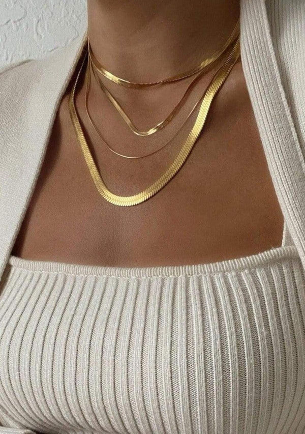 CASSIA DOUBLE CHAIN NECKLACE